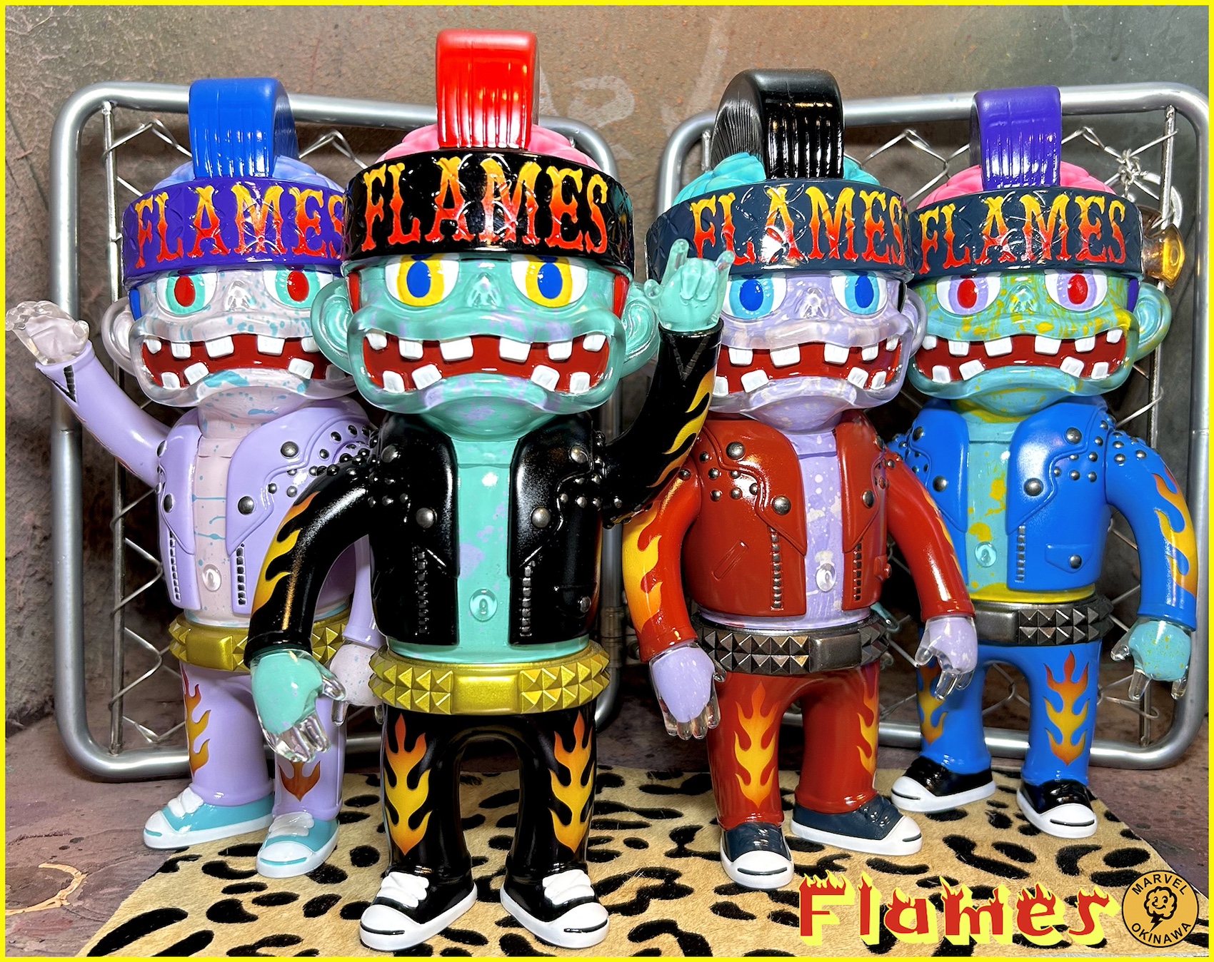 Flames PUNK ROCK BOY by Marvel Okinawa