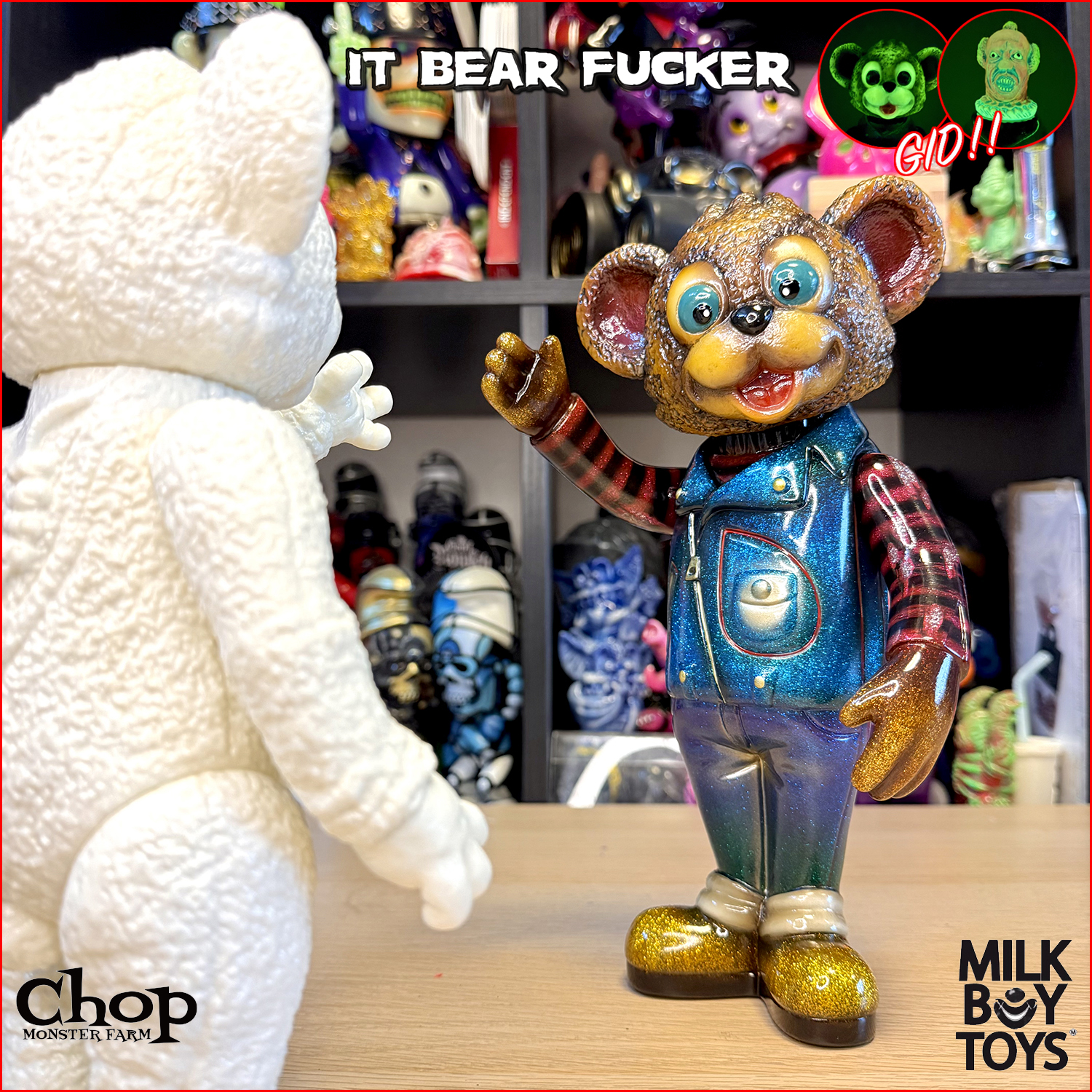 Monster Farm x MILKBOY TOYS:IT BEAR FUCKER Lottery