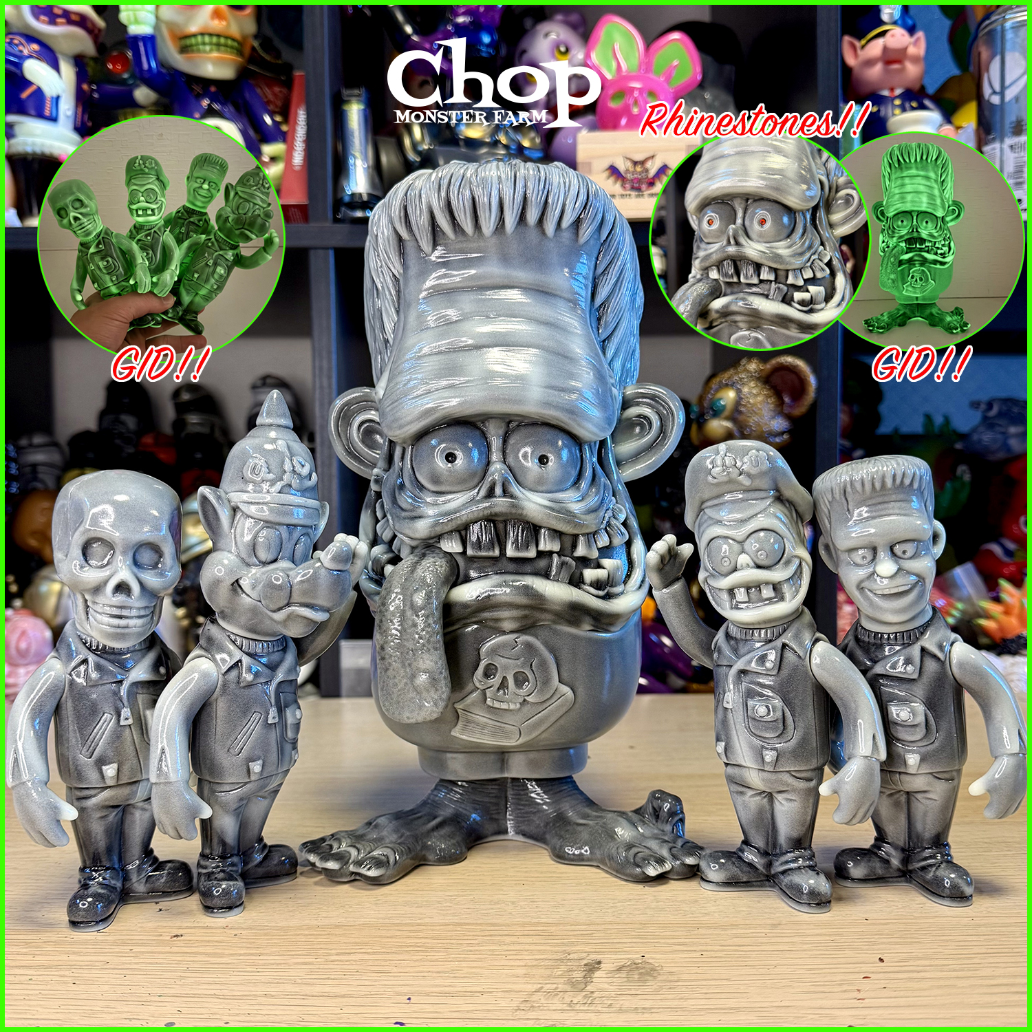 Monster Farm:Boo and Phantom Fuckers BKxGID marbled