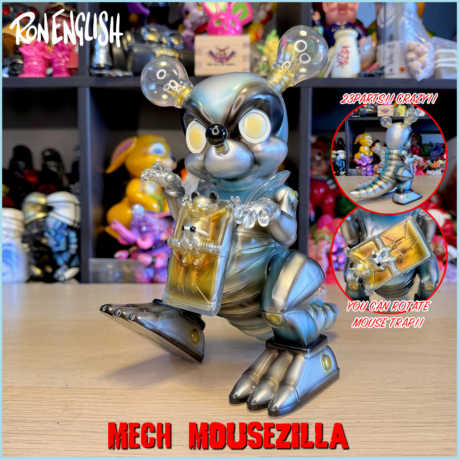 Ron English:Mech Mousezilla OG lottery
