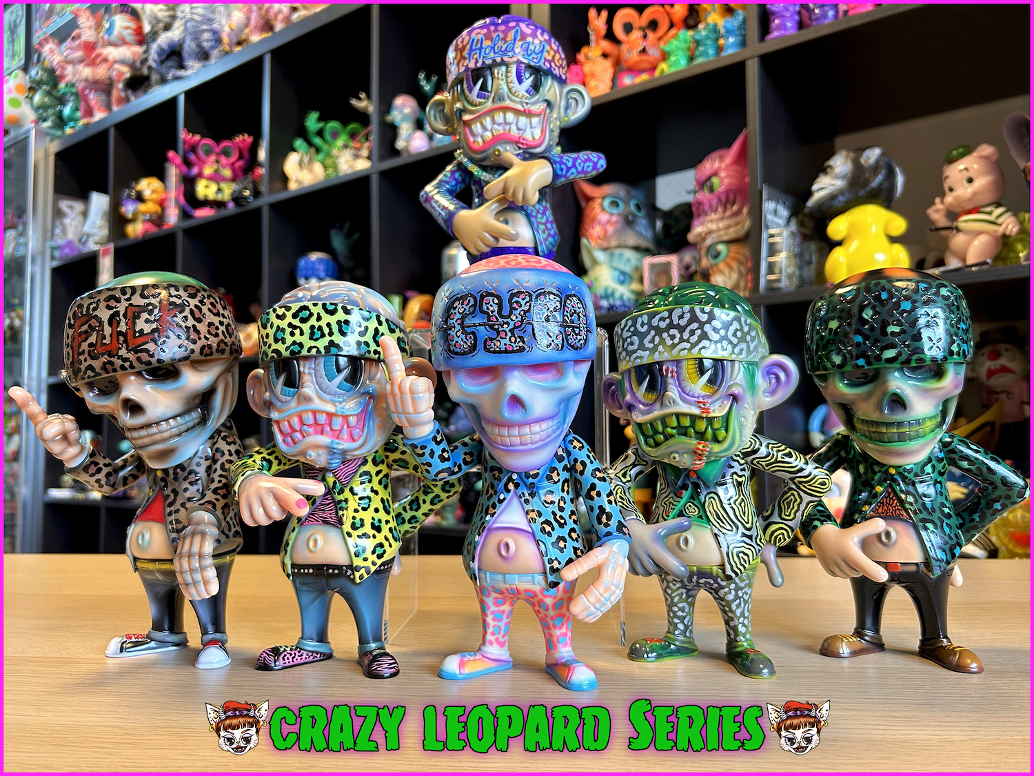 Crazy Leopard series one offs by Melo of BBT Lottery