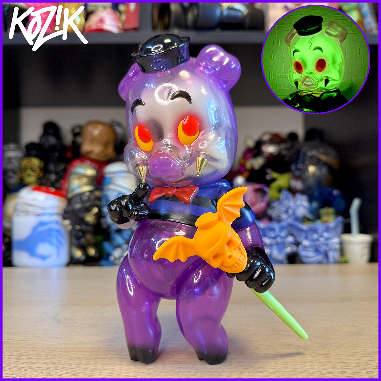 Frank Kozik:Vampire Piggums Inner Skull Lottery