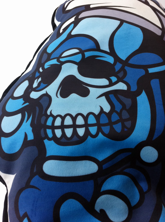 David Flores x HellFire Canyon Club: Deathead S'murks　ダイカットクッション BlackBook Toy Exclusive