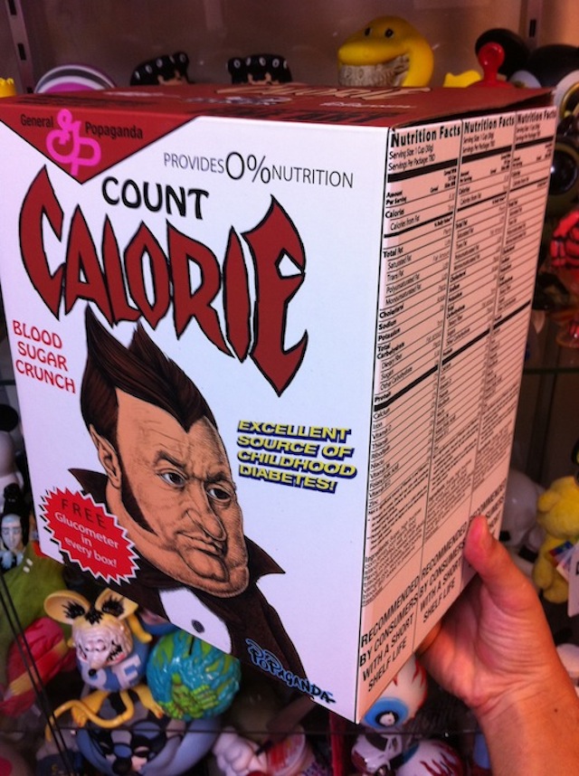 Ron English( ロン・イングリッシュ) Count Calorie(カウント・カロリー) 8インチフィギュア