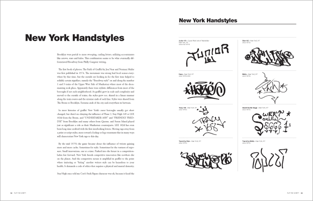 Flip the Script:The Evolution of Graffiti Hand Styles（フリップ・ザ・スクリプト）　作品集（ハードカバー）