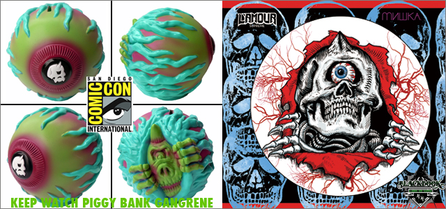 Mishka x Lamour Supreme x BlackBook Toy: Keep Watch Piggy Bank SDCC Gangrene Ver