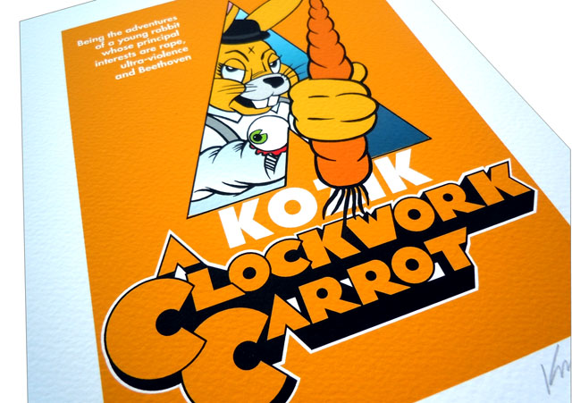 Frank Kozik x BlackBook Toy:A Clockwork Carrot 11インチフィギュア