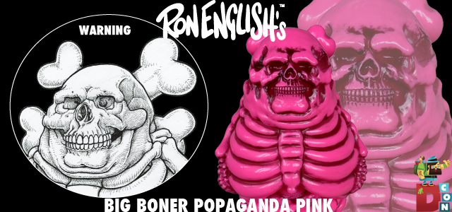 Ron English x BlackBook Toy( ロン・イングリッシュ)　Big Boner（ビッグ・ボーナー） 8インチフィギュア　Popaganda Pink