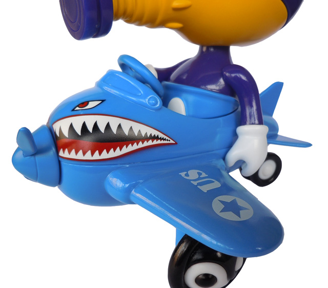 Ron English x BlackBook Toy( ロン・イングリッシュ)　Mousemask Murphy in Airplane 