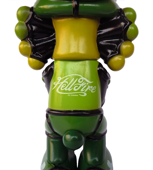 David Flores x HellFire Canyon Club x BlackBook Toy:Deathead S'murks Irish 7インチフィギュア