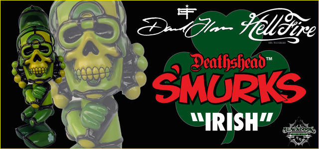 David Flores x HellFire Canyon Club x BlackBook Toy:Deathead S'murks Irish 7インチフィギュア