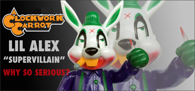 Frank Kozik x BlackBook Toy:A Clockwork Carrot Lil Alex 11インチフィギュア Supervillain