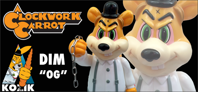 Frank Kozik x BlackBook Toy:A Clockwork Carrot Dim 11インチフィギュア OG