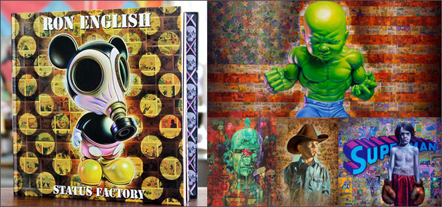 Ron English( ロン・イングリッシュ)　Status Factory（ステータス・ファクトリー） 作品集（ハードカバー）