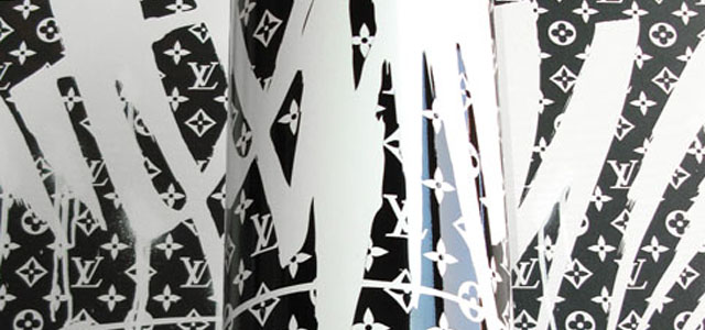SLICK(スリック) LV Monogram シルクスクリーンポスター