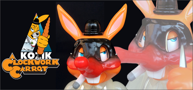 Frank Kozik x BlackBook Toy:A Clockwork Carrot Lil Alex 11インチフィギュア Break In Edition