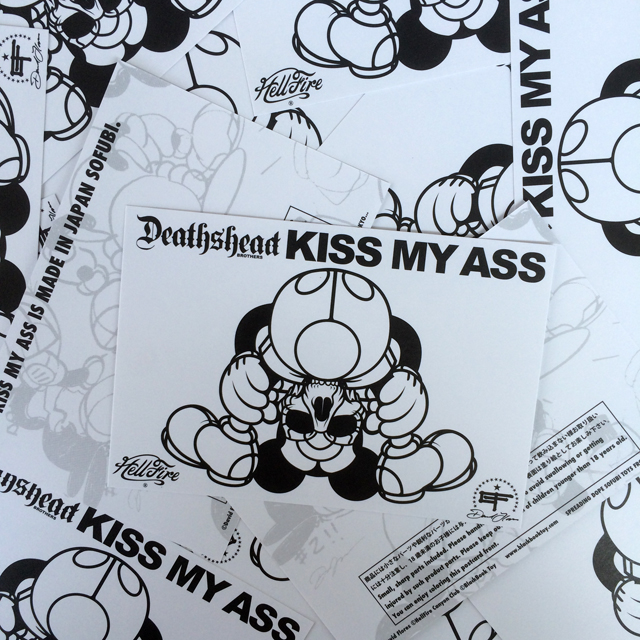 David Flores x HellFire Canyon Club x BlackBook Toy:Kiss My Ass Blackout edition