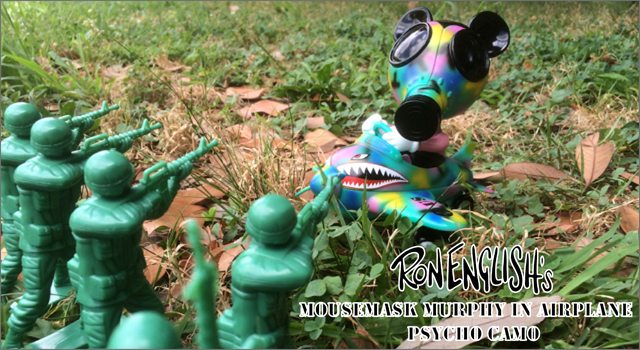 Ron English x BlackBook Toy( ロン・イングリッシュ)　Mousemask Murphy in Airplane Psycho Camo edition