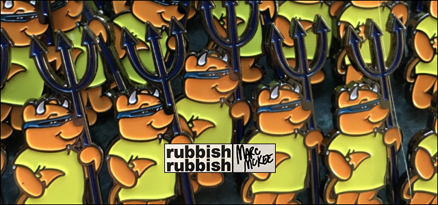 Marc McKee x Rubbish Rubbish（マーク・マッキー）　Rocco Bear ピンズ