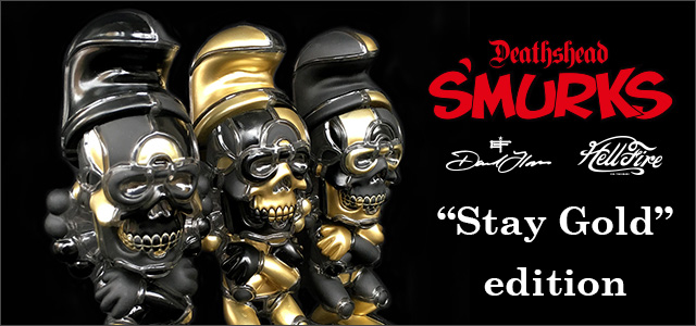 David Flores x HellFire Canyon Club x BlackBook Toy:Deathead S'murk Stay Gold