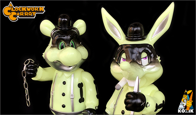 Frank Kozik x BlackBook Toy:A Clockwork Carrot Lil Alex 11インチフィギュア Graveyard Edition