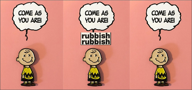 Jeroen Huijbregts x Rubbish Rubbish　Come As You Are ピンズ