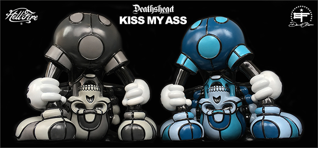 David Flores x HellFire Canyon Club x BlackBook Toy:Kiss My Ass DF Exclusive Blue Hue edition