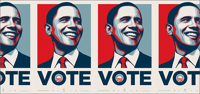 OBEY/Shepard Fairey（オベイ） Barack Obama Vote オフセットポスター