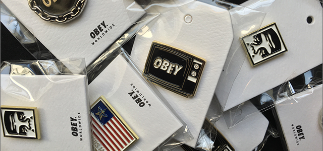 OBEY/Shepard Fairey（オベイ）　ピンズ 1個単位