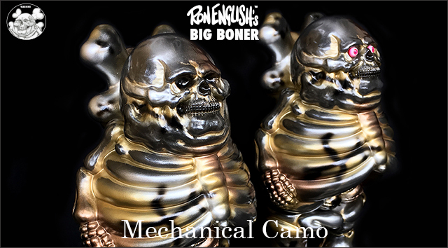 Ron English x BlackBook Toy( ロン・イングリッシュ)　Big Boner（ビッグボーナー） 8インチフィギュア Mechanical Camo
