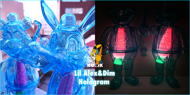 Frank Kozik x BlackBook Toy:A Clockwork Carrot Hologram Lil Alex, Dim(not a set)