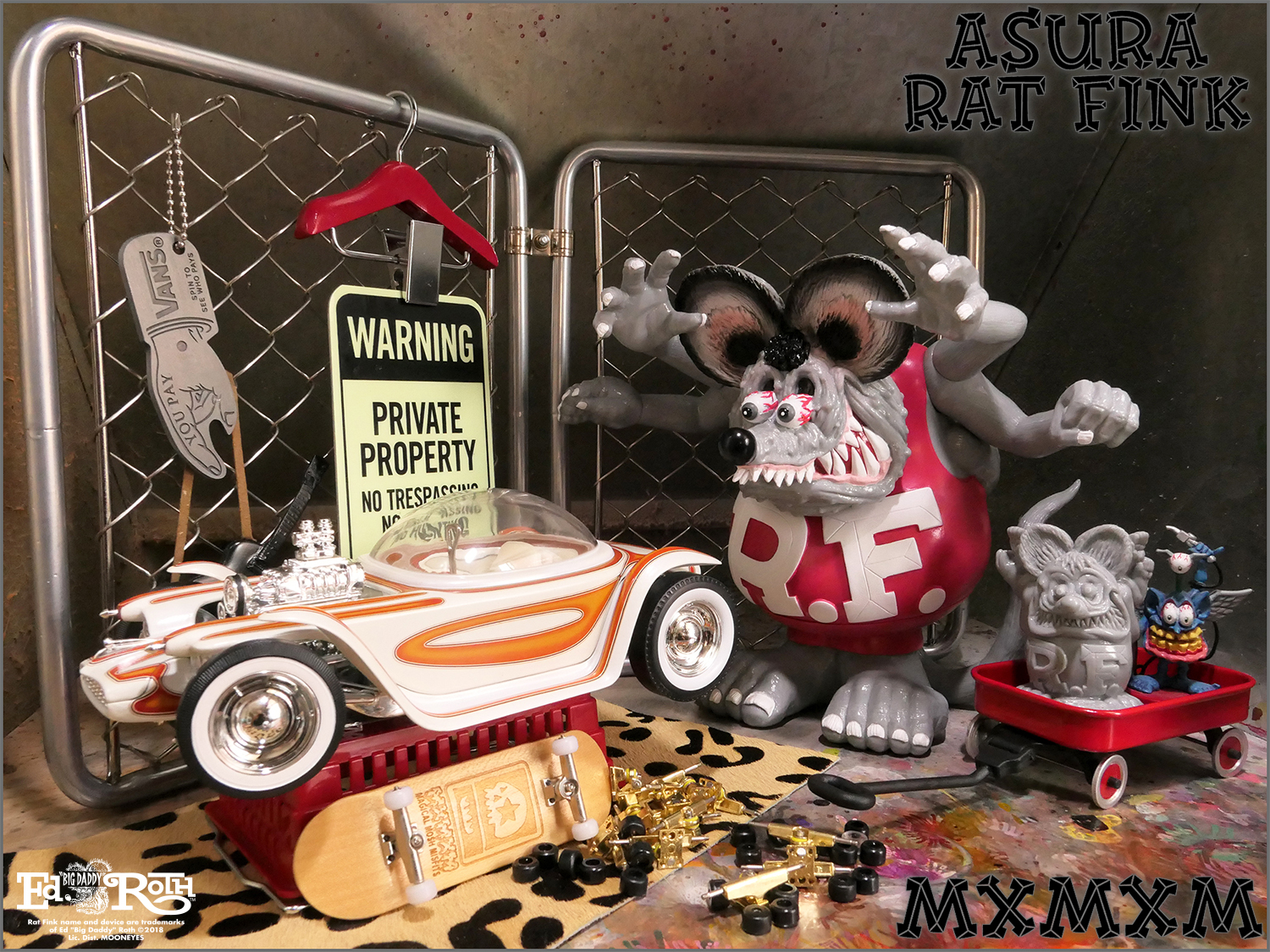 Magical Mosh Misfits x BlackBook Toy:Asura Rat Fink Vintage GY