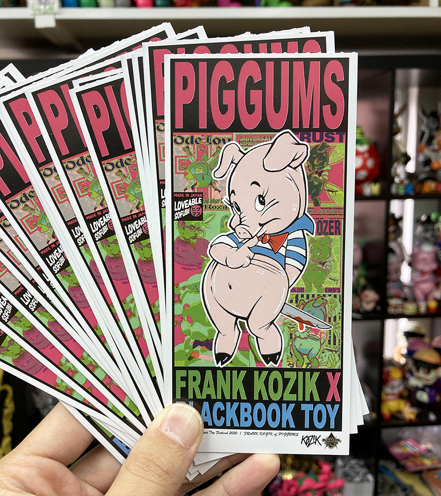 Frank Kozik:Piggums TTF Ticket