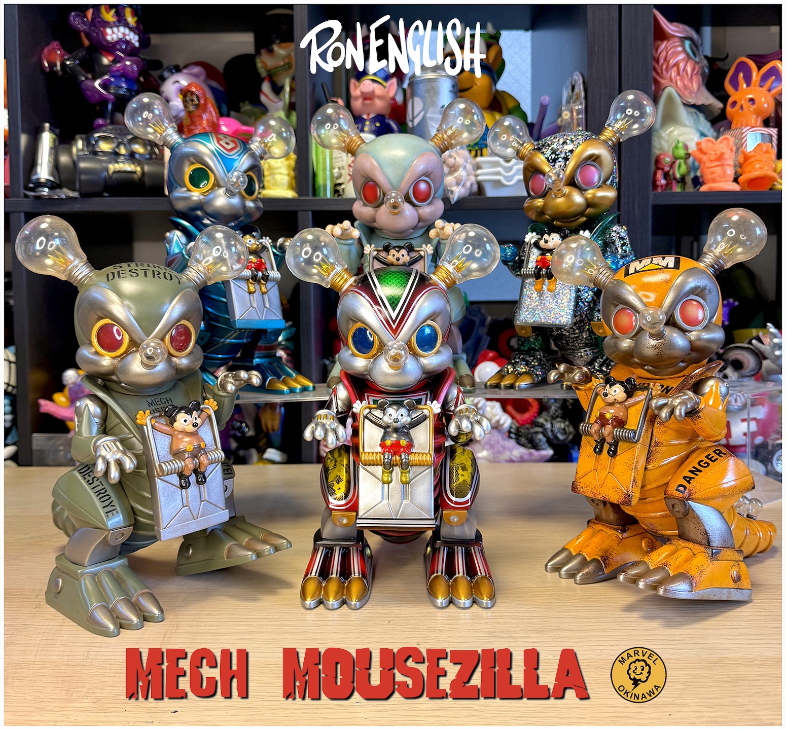 Mech Mousezilla one offs by Marvel Okinawa
