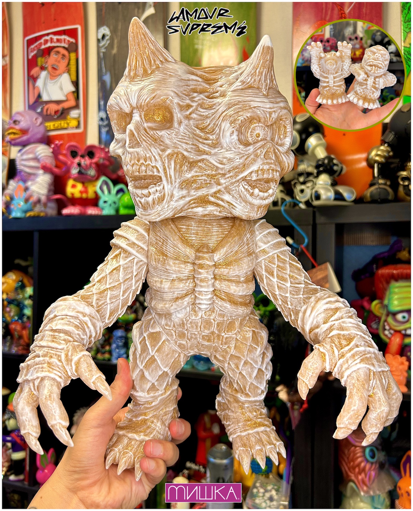 Lamour Supreme x MISHKA:GEMINI WHxGOLD Glitter