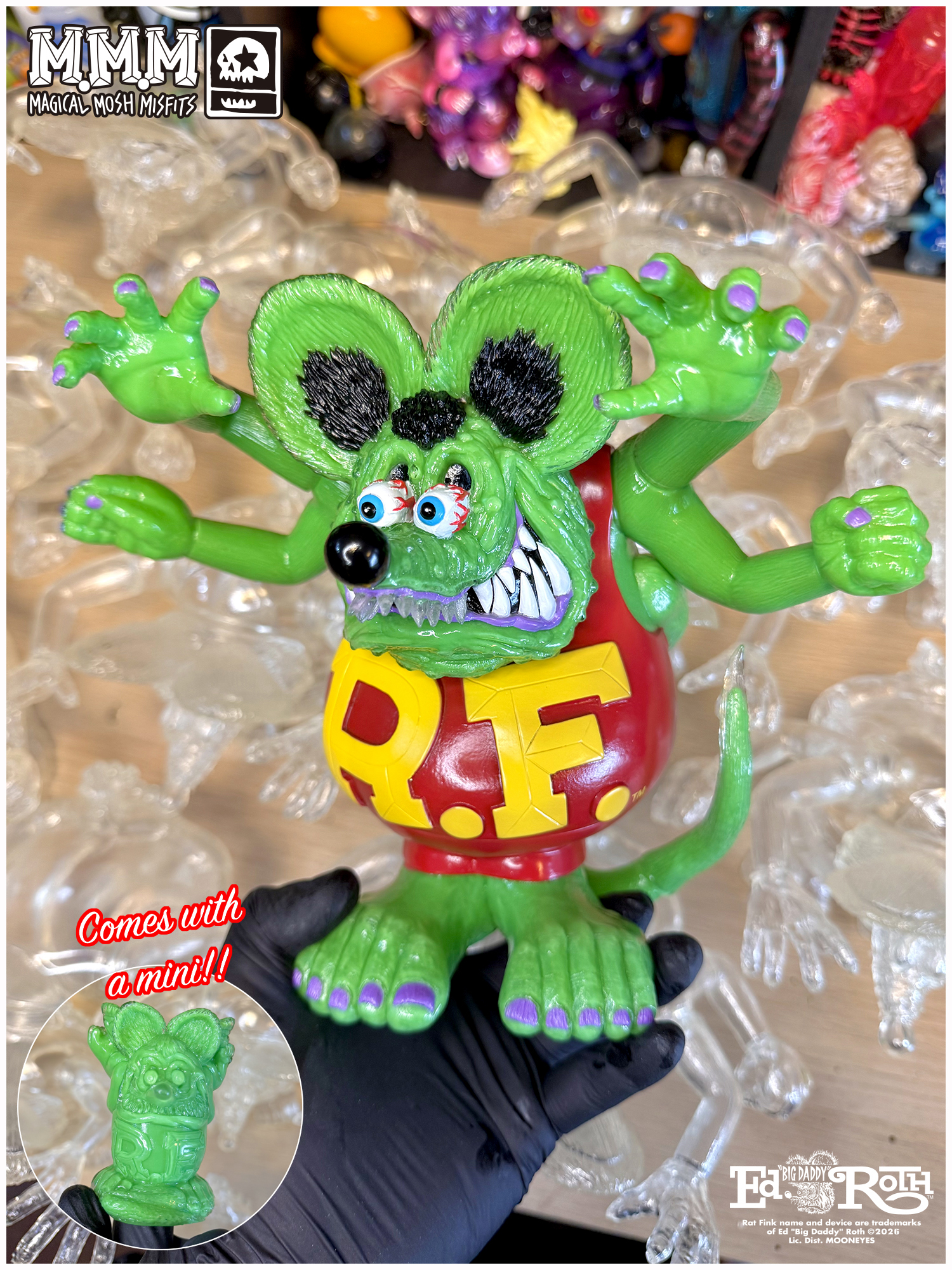MxMxM:Asura Rat Fink OG(Clear) Lottery