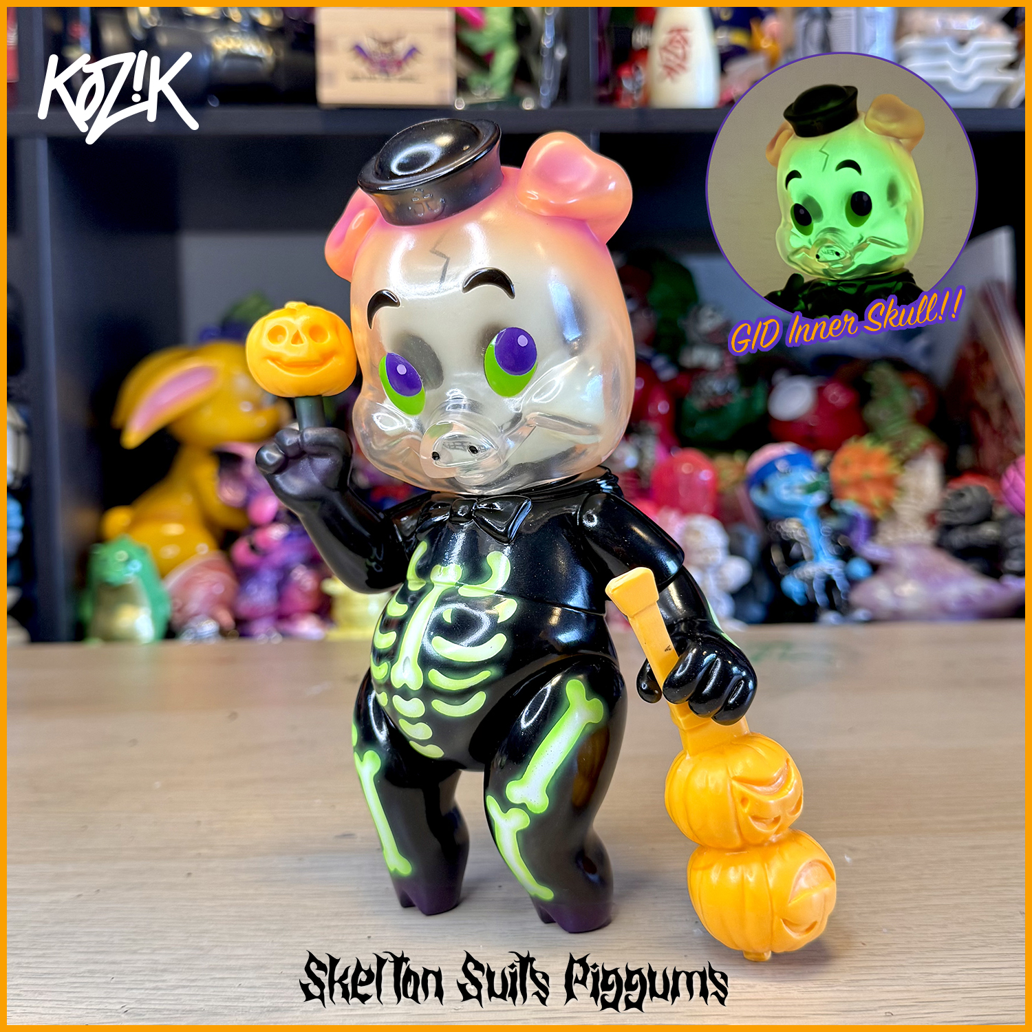 Frank Kozik:Skelton Suits Piggums Lottery