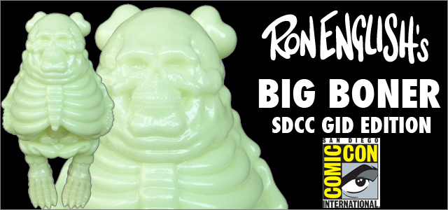 Ron English x BlackBook Toy( ロン・イングリッシュ)　Big Boner（ビッグ・ボーナー） 8インチフィギュア　GID