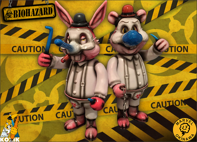 Frank Kozik x BlackBook Toy:A Clockwork Carrot Lil Alex Biohazard