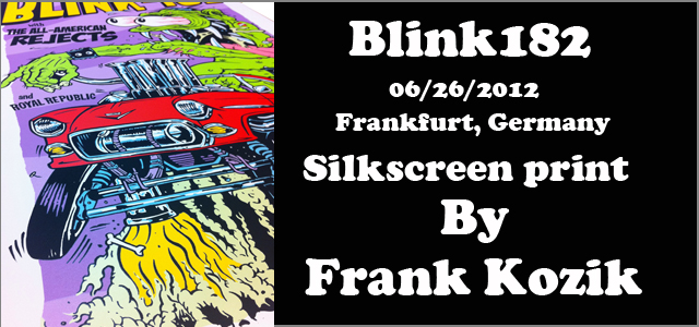 Frank Kozik（フランク・コジック） Blink182（ブリンク182 