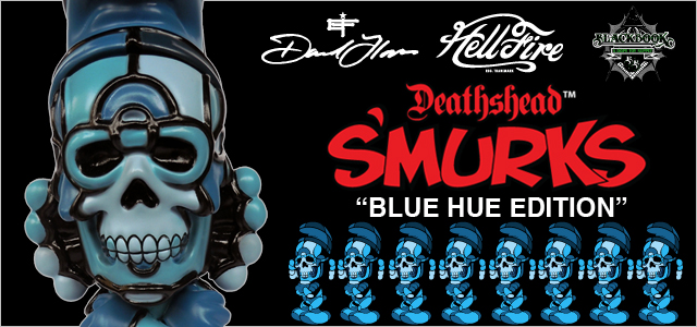 David Flores x HellFire Canyon Club x BlackBook Toy（デイビッド・フローレス×ヘルファイア） Deathead S'murks　Blue Hue
