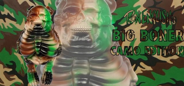 Ron English x BlackBook Toy( ロン・イングリッシュ)　Big Boner（ビッグボーナー） 8インチフィギュア Camo Edition