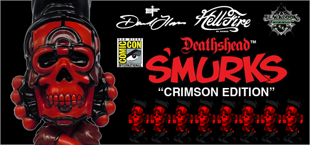 David Flores x HellFire Canyon Club x BlackBook Toy（デイビッド・フローレス×ヘルファイア） Deathead S'murks　Crimson