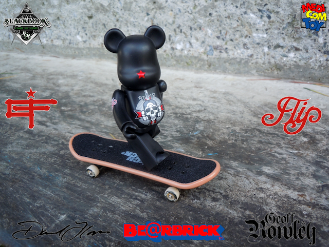 David Flores x Geoff Rowley/FLIP x BlackBook Toy（デイビッド・フローレス×ジェフ・ローリー）　It's been a minute記念BE@RBRICK