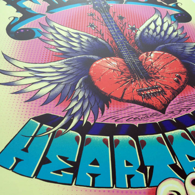 Jeff Soto（ジェフ・ソート） Heart 2013 Tour シルクスクリーンポスター