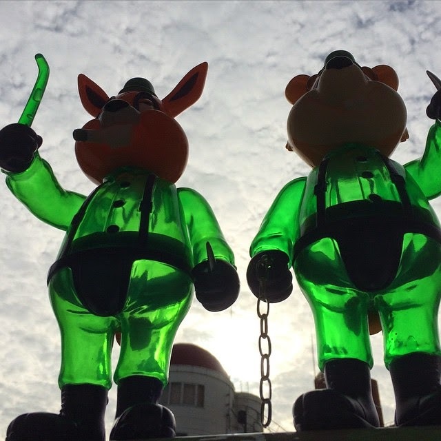 Frank Kozik x BlackBook Toy:A Clockwork Carrot Lil Alex&Dim 11インチフィギュア Enigma Edition