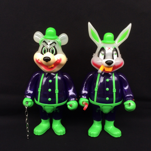 Frank Kozik x BlackBook Toy:A Clockwork Carrot Lil Alex&Dim 11インチフィギュア Supervillain 2nd Edition