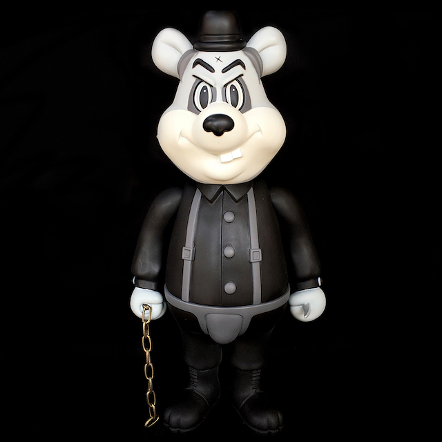 Frank Kozik x BlackBook Toy:A Clockwork Carrot Dim 11インチフィギュア Grayscale Edition