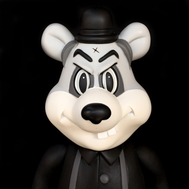 Frank Kozik x BlackBook Toy:A Clockwork Carrot Dim 11インチフィギュア Grayscale Edition