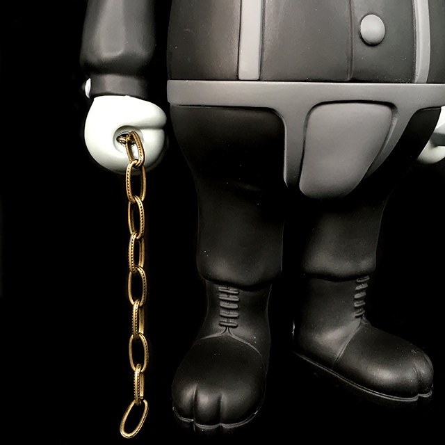 Frank Kozik x BlackBook Toy:A Clockwork Carrot Dim 11インチフィギュア Grayscale Edition